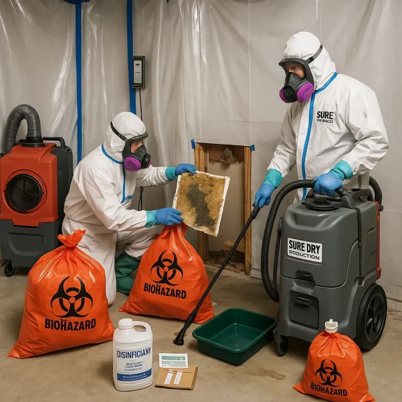 Contaminated Water Handling Protocols process in Earlville, IL
